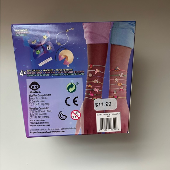 Lucky Fortune x4 Wear Your Luck Fortune Cookie Chinese Take-Out Box Series 1 NEW - Picture 2 of 4